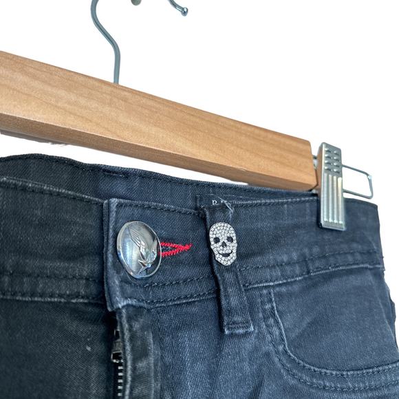 Philipp Plein Devil's Food Skinny Stretch Low Rise Jegging Black Fade Wash 27 - Picture 9 of 16